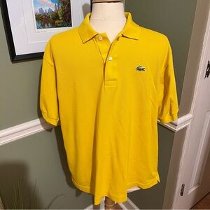 Lacoste Men’s Bright Yellow Short-Sleeve Polo